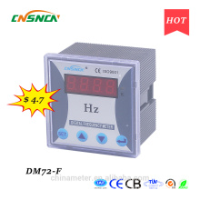 DM72-F 72*72mm competitive price LED display single phase digital frequency meter, measure AC frequency